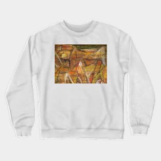 Windy Autumn - Section of Art Pastel Abstract 2 Crewneck Sweatshirt